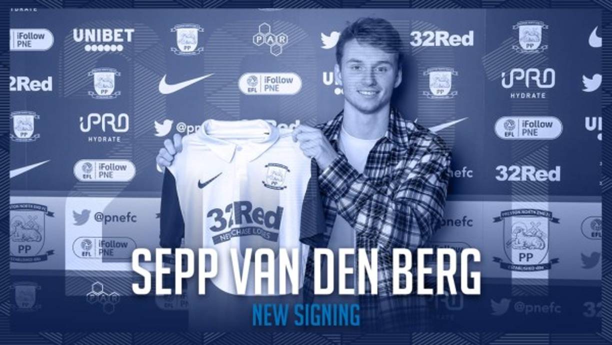 El Liverpool anunció la cesión del defensa holandés Sepp van den Berg al Preston North End de la Champonship hasta fin de temporada.