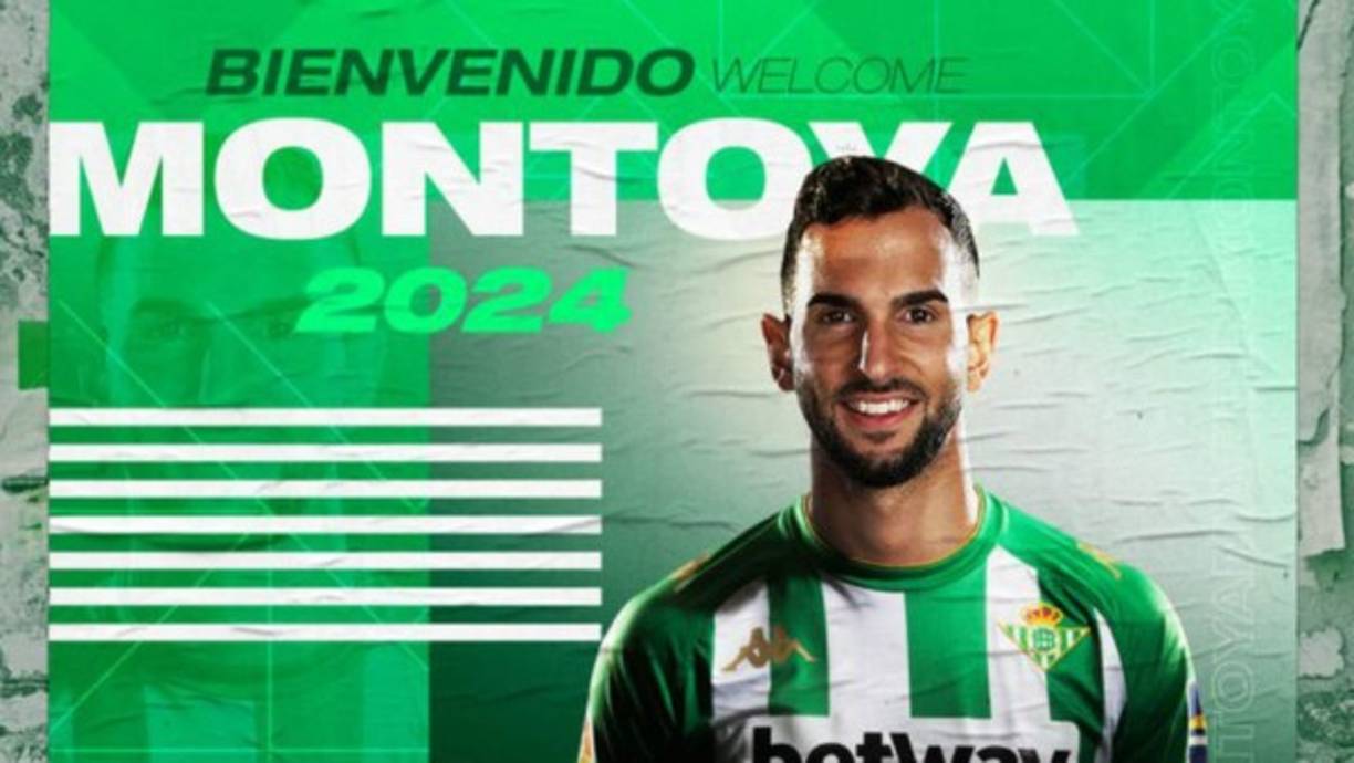 Martín Montoya: El lateral español de 29 años de edad, se convirtió en el primer fichaje del Real Betis de Pellegrini para la temporada 2020-21.