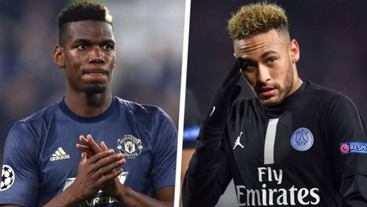 Neymar en el pasado eligió a Pogba diciendo que 'me gusta cómo juega, cómo hace las cosas, me encantaría cambiar mi camiseta con él'. A lo que el francés respondió: 'Es muy bonito cuando un gran jugador como él dice estas cosas'.