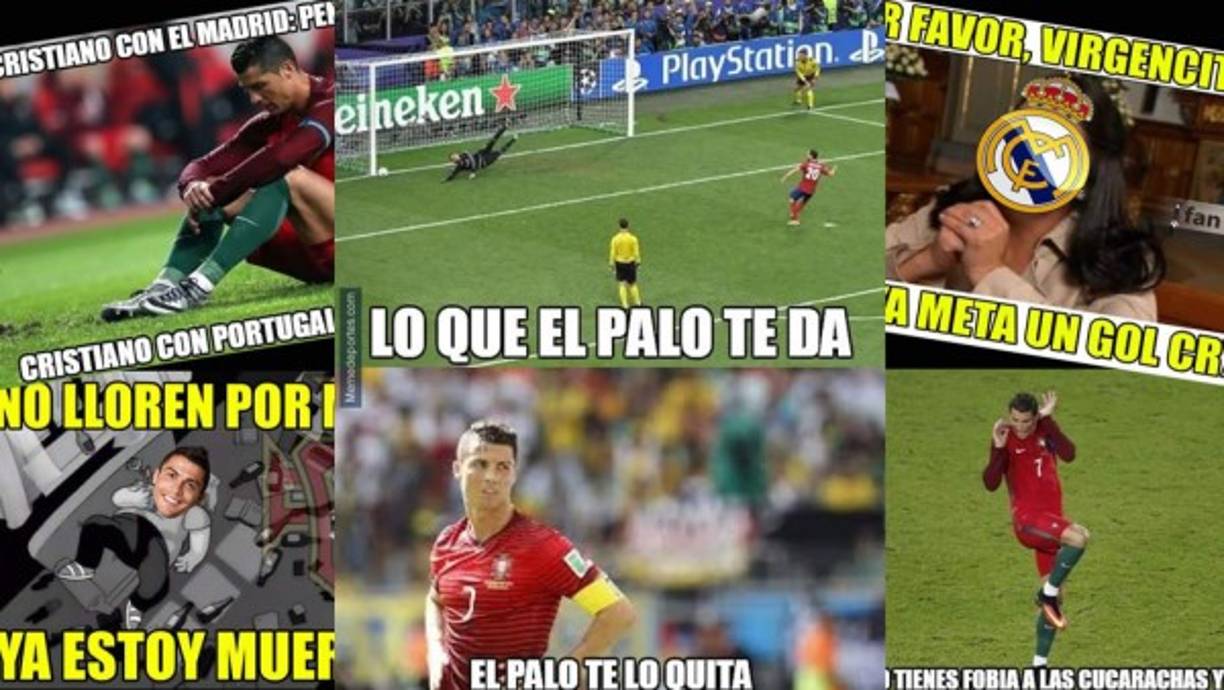 Portugal volvió a empatar en la Eurocopa de Francia 2016, esta vez contra Austria y Cristiano Ronaldo falló un penal. Los memes se ceban del crack del Real Madrid.
