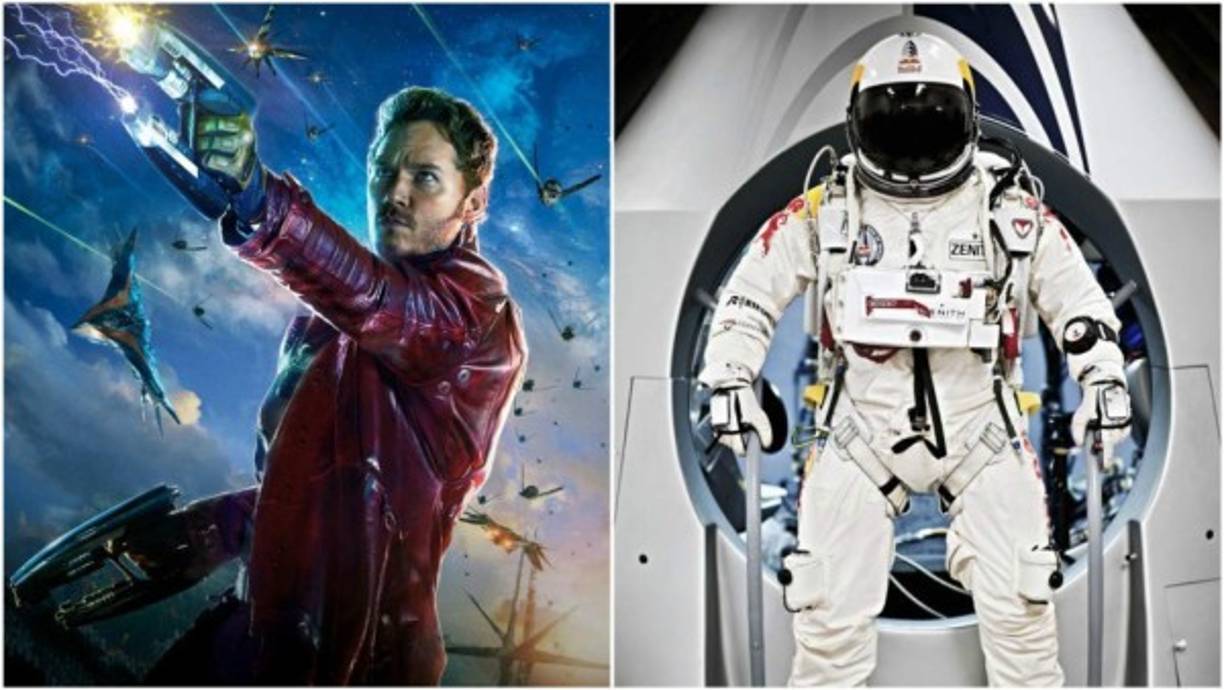 Star Lord - El paracaidista y saltador BASE austríaco Felix Baumgartner.