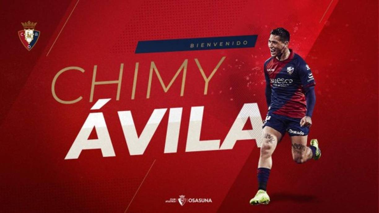 El Osasuna ha alcanzado un acuerdo con el Club Atlético San Lorenzo de Almagro para el fichaje del delantero argentino Ezequiel 'Chimy' Ávila. La entidad rojilla abonará 2,7 millones de euros en concepto de traspaso. El ariete ha firmado una relación contractual para las próximas cuatro temporadas, hasta el 30 de junio de 2023. Su cláusula de rescisión en la Liga Española será de 25 millones.