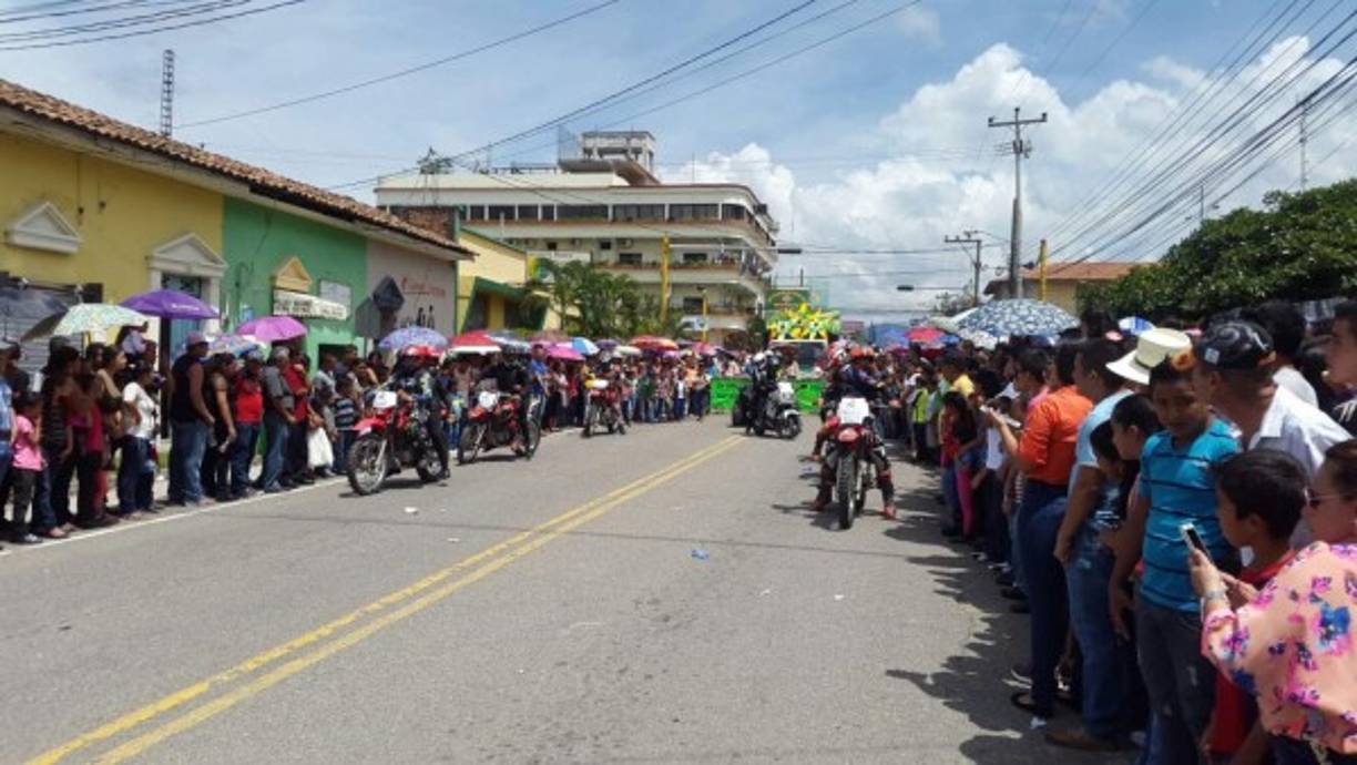 Ocotepeque: Espectáculo de motos.