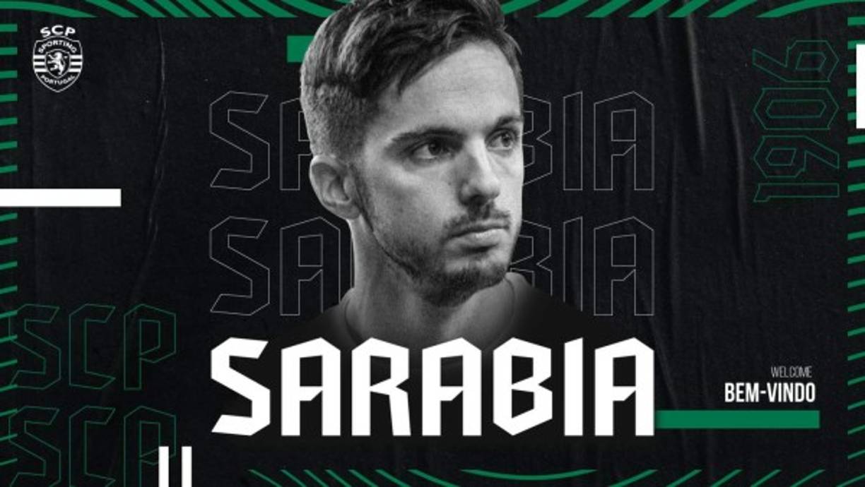 El internacional español Pablo Sarabia jugará cedido hasta el final de la temporada 2021-22 en el Sporting de Portugal, vigente campeón de la liga lusa, anunció el París Saint Germain. Foto Twitter Sporting.