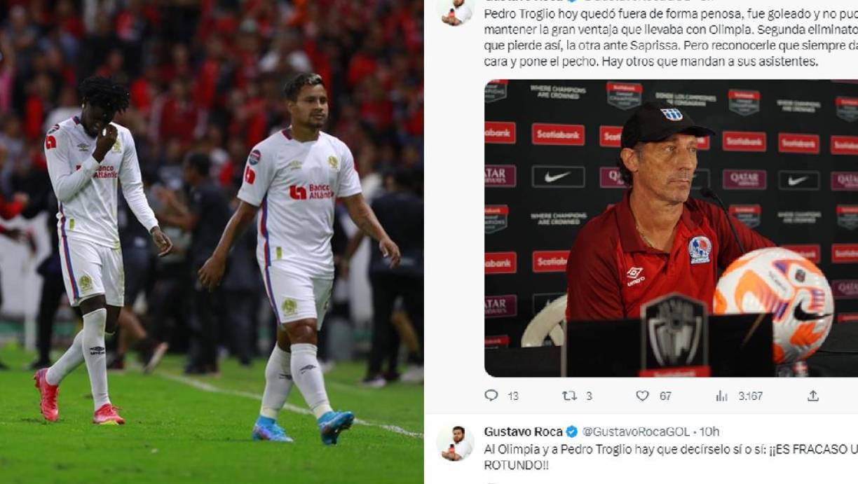 El Olimpia fue goleado en el Estadio Jalisco por el Atlas y los periodistas hondureños reaccionaron a la dura derrota de los Albos. ¿Quién es el culpable?