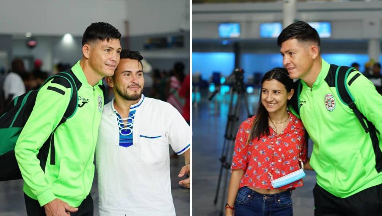 Marathón llegó a tierras catrachas este lunes, teniendo como sensación en el aereopuerto al “Chelito” Martínez.