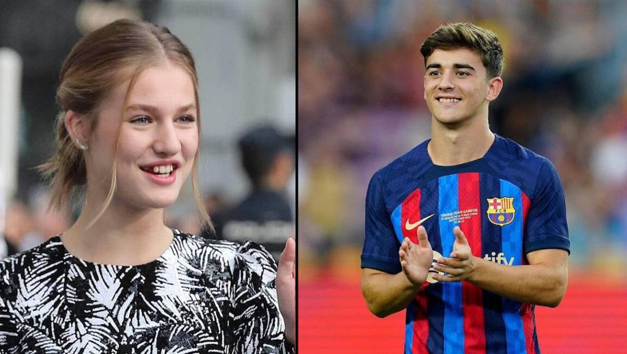 La<b> </b>princesa Leonor, futura reina de España, habría salido de casa de forma muy sospechosa y sin avisarle a muchas personas y al parecer para poder verse con el futbolita del Barcelona, Gavi.