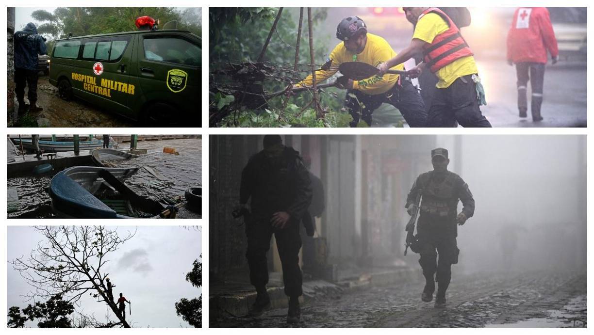 Al menos 14 personas murieron y 8 están desaparecidas por el paso de Julia por Centroamérica, donde hay miles de personas en albergues y siguen las evacuaciones ante el temor de más inundaciones y deslaves por las lluvias, informaron este lunes las autoridades.