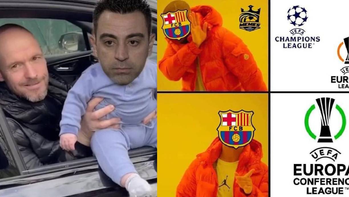 El Barcelona cayó eliminado de la Europa League tras perder en el partido de vuelta 2-1 ante el Manchester United.