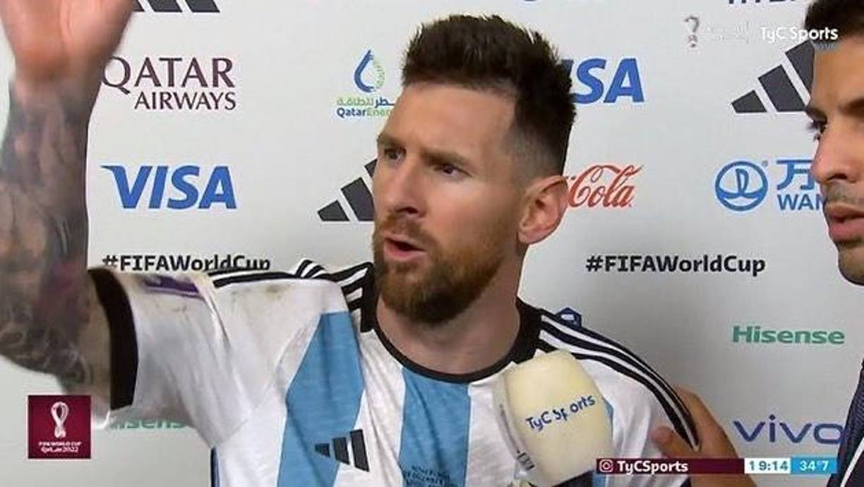 <b> “Tranquilo, Leo”, </b>fue la otra frase que se viralizó y el propio periodista así lo explicó.