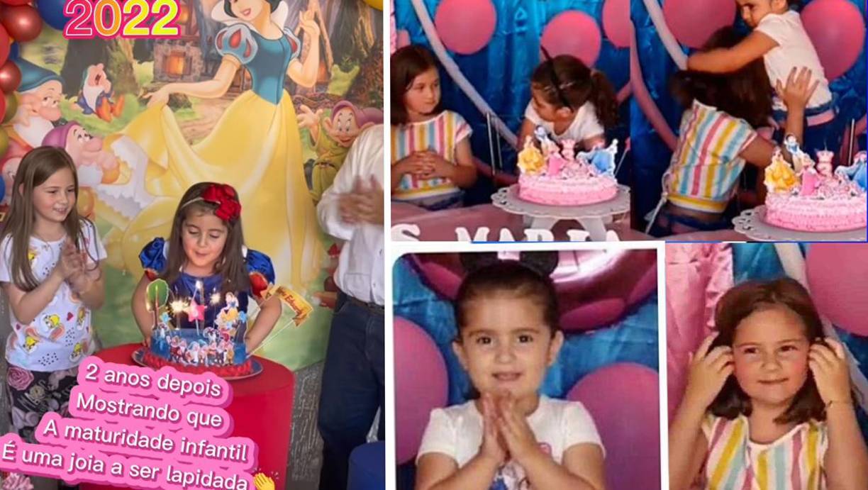 María Eduarda en octubre cumplió cinco años y en Instagram sus padres destacan fotos de ellas en estos dos años de haber ganado fama mundial. Las niñas viven al sur de Brasil en la ciudad de Pato Branco.