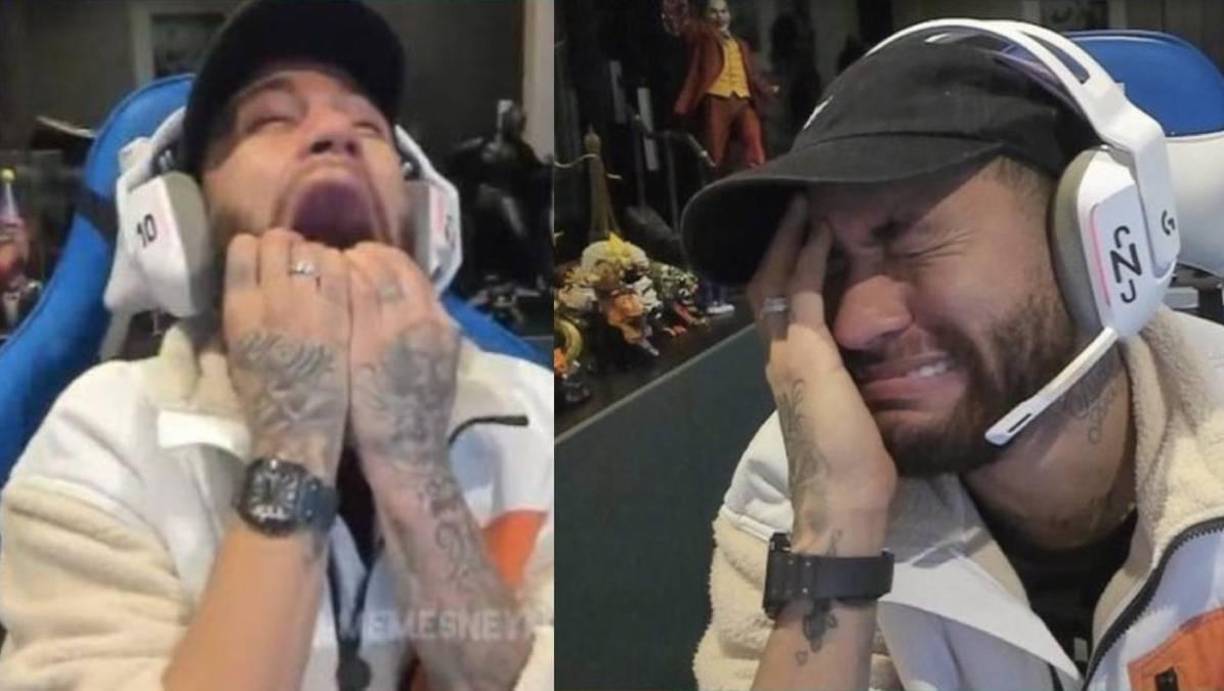 Neymar no quiso quedarse atrás y dejar esa gran pérdida que se hizo viral tras las reacciones de llanto y risa del futbolista.
