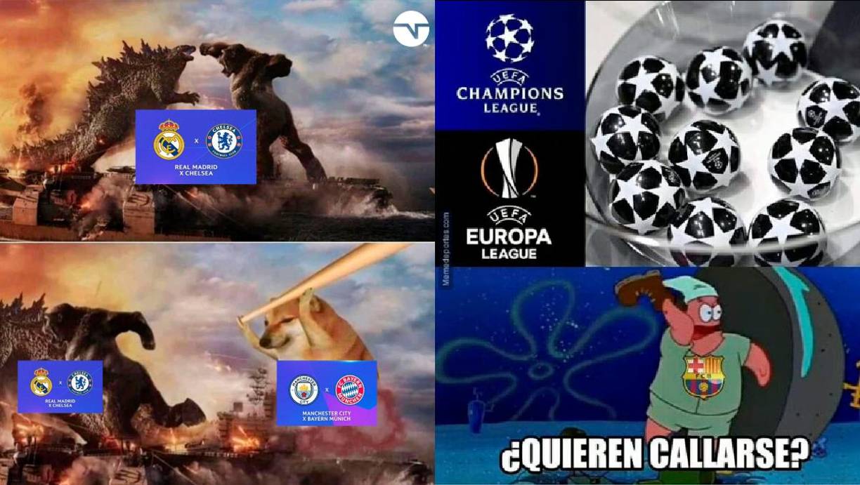 Estos fueron algunos de los mejores memes del sorteo de los cuartos de final de la Champions League.