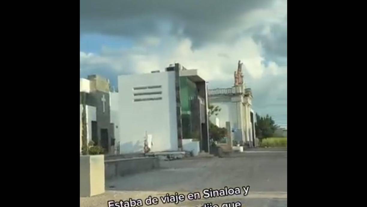 Hace unos días una tiktoker colombiana pensaba que se paseaba por una residencial lujosa al ver las tumbas y sus lujos.