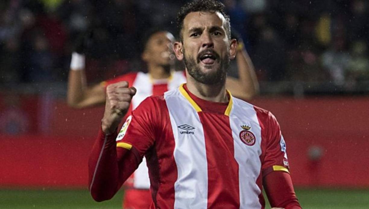 Christian Stuani, otro compañero del Choco Lozano en Girona, uruguayo que ha marcado 13 goles.