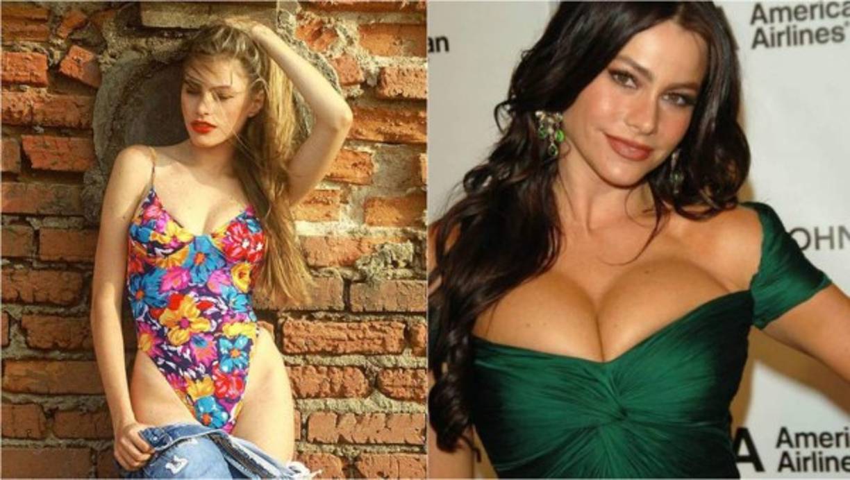 El antes y después de Sofía Vergara.