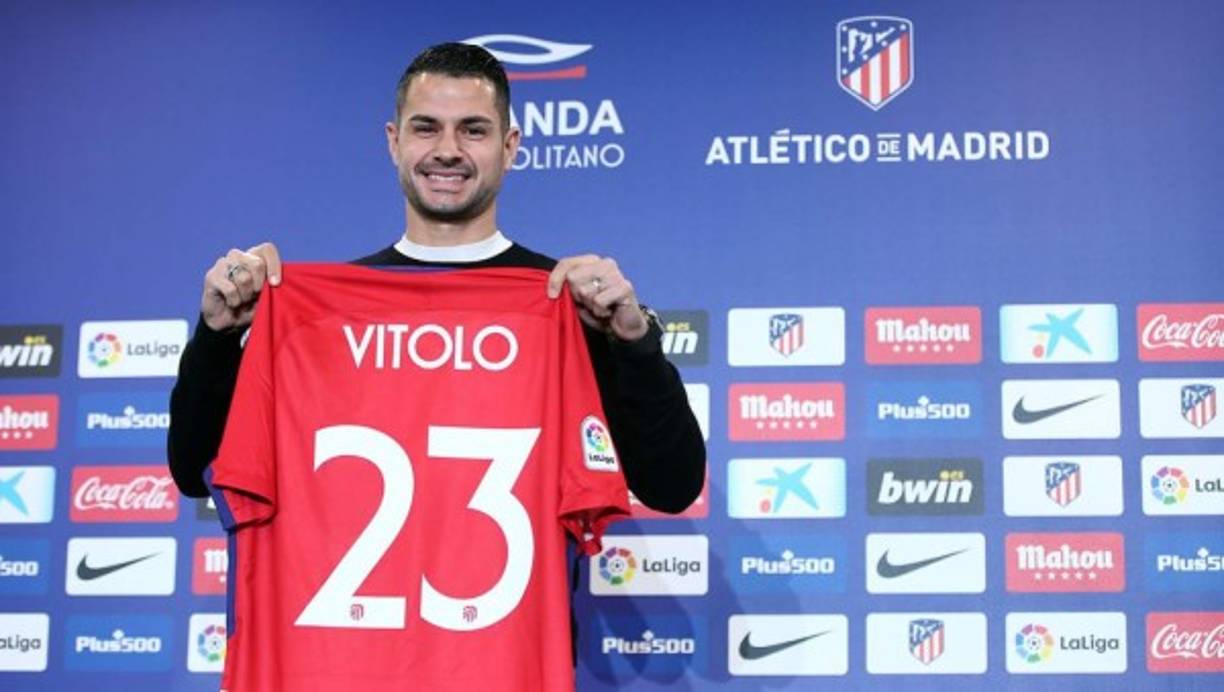 3. Vitolo (Atlético de Madrid) 36.5 millones de euros.