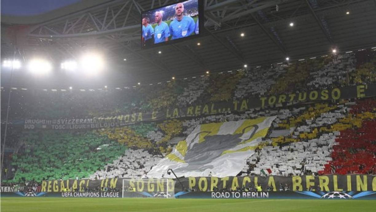 La afición de la Juve le dio el respaldo al equipo de principio a fin.