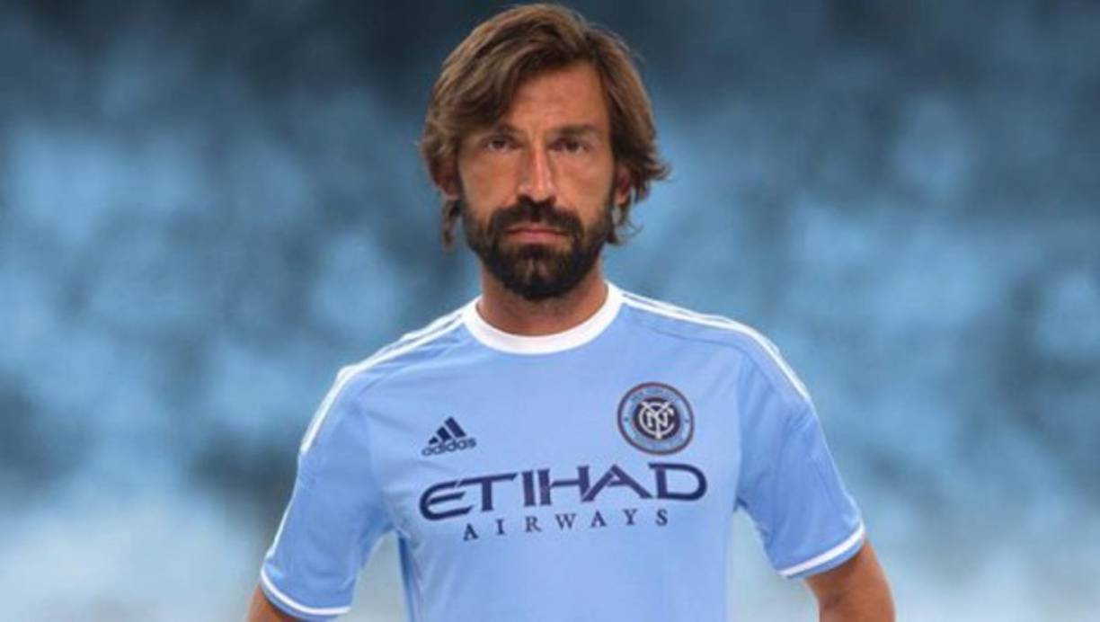 Nº16 Andrea Pirlo. El crack italiano juega para el New York City de la MLS. Su salario al año llega a 2.3 millones de dólares. Foto Cortesía New York City