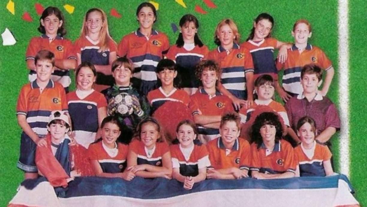 El elenco de Cebollitas en 1998.