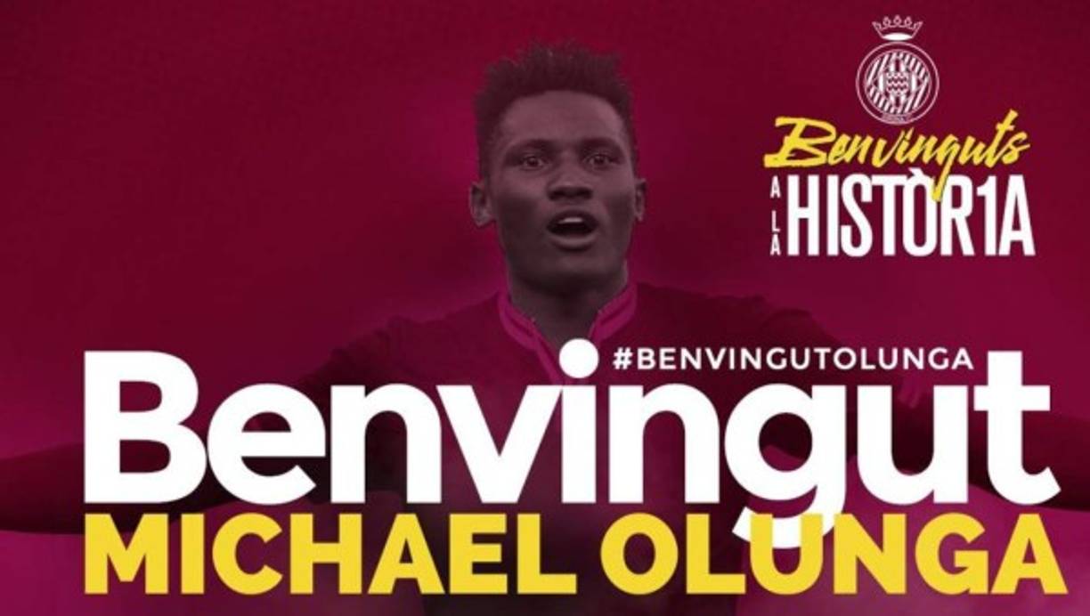 Oficial: El Girona FC firma a Michael Olunga, delantero de 23 años.