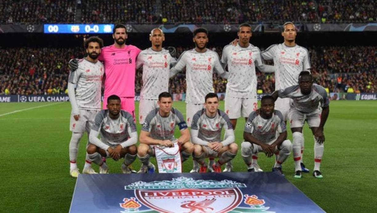 Y este fue el 11 titular del Liverpool ante Barcelona.