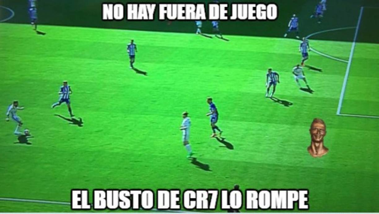 El gol de Benzema fue en claro fuera de juego, en el momento del pase estaba adelantado y luego se dio el tanto.