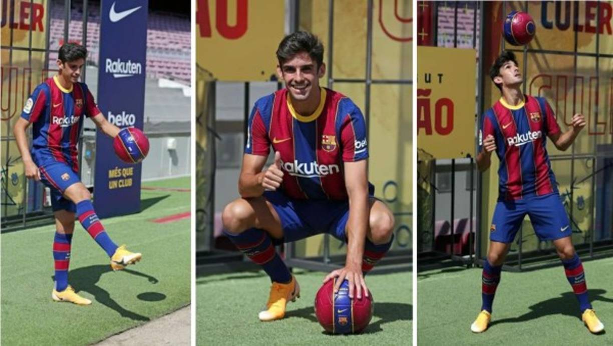 El FC Barcelona ha presentado este miércoles a su nuevo jugador, Francisco Trincão, en mitad del terremoto originado por la decisión de Lionel Messi. Contratado este invierno en Braga por casi 31 millones de euros, el joven extremo portugués ha dado sus primeros pasos en el césped del Camp Nou. 'Es mi primer día pero me ha encantado. Es todo muy grande, es el mejor club del mundo y estoy muy contento de estar aquí. Quiero estar aquí y hacer muchos goles', aseguraba el luso en rueda de prensa.<br/><br/>Cuando le preguntaban sobre no jugar con Messi, Trincao respondía que: 'Todavía no he hablado con Koeman. Quiero que se quede Messi pero no es algo que tengo que contestar'.