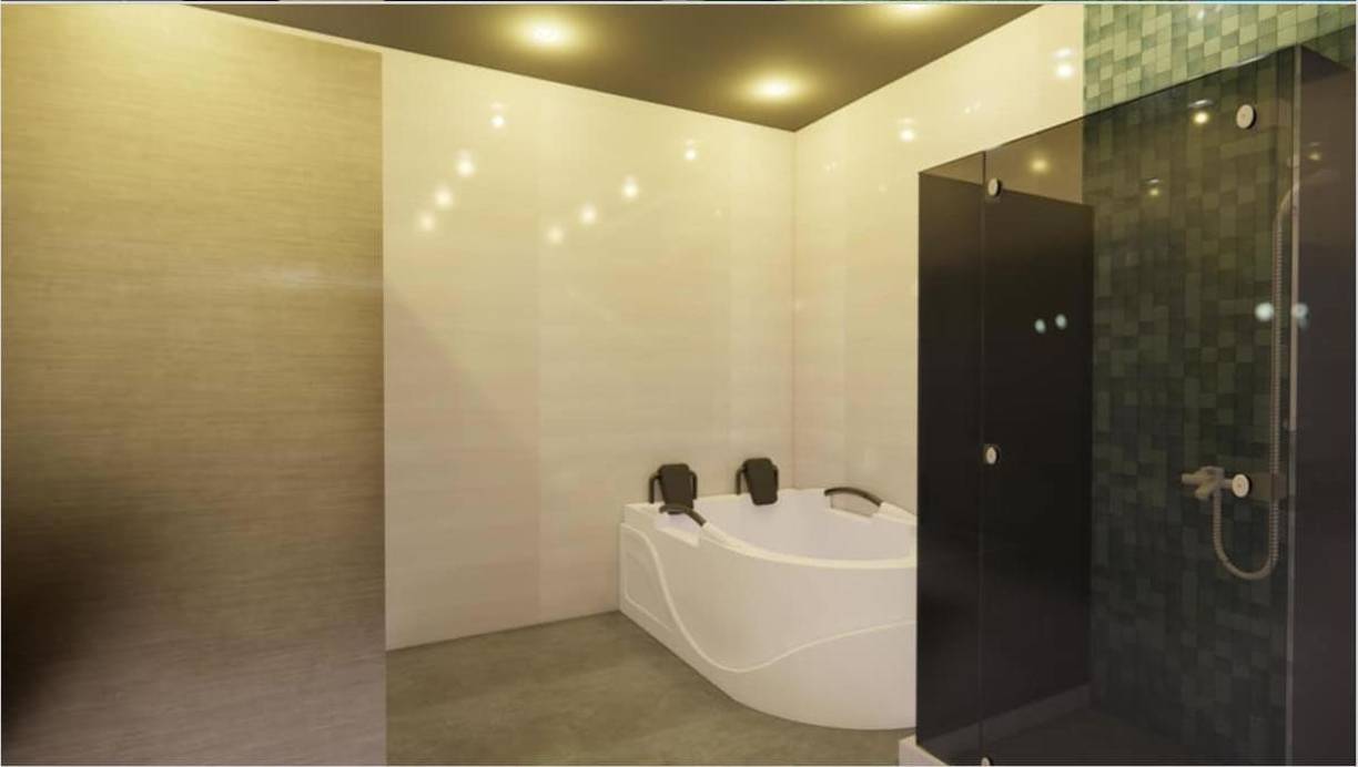 Los camerinos también tendrán jacuzzis. Esta es uno de las innovaciones que tendrá el estadio Francisco Morazán de San Pedro Sula.