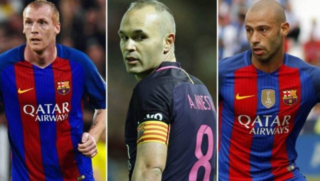 El futuro de Andrés Iniesta, Javier Mascherano y Jeremy Mathieu es, por ahora, una incógnita. El nuevo entrenador del Barcelona, Ernesto Valverde, tendrá que decidir qué hacer con estos jugadores. Si siguen, si se van o qué rol van a desempeñar en el equipo de cara a la próxima temporada.