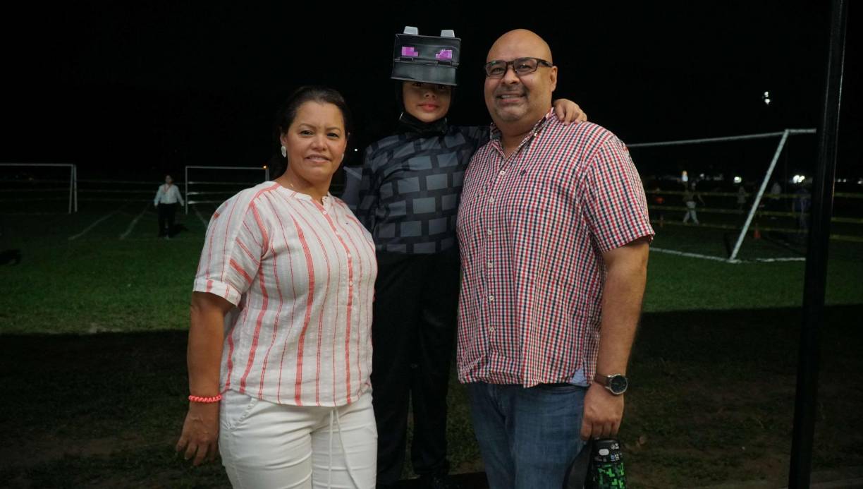 Marisel Fernández, Marcelo Aguilar y Gabriel Aguilar 