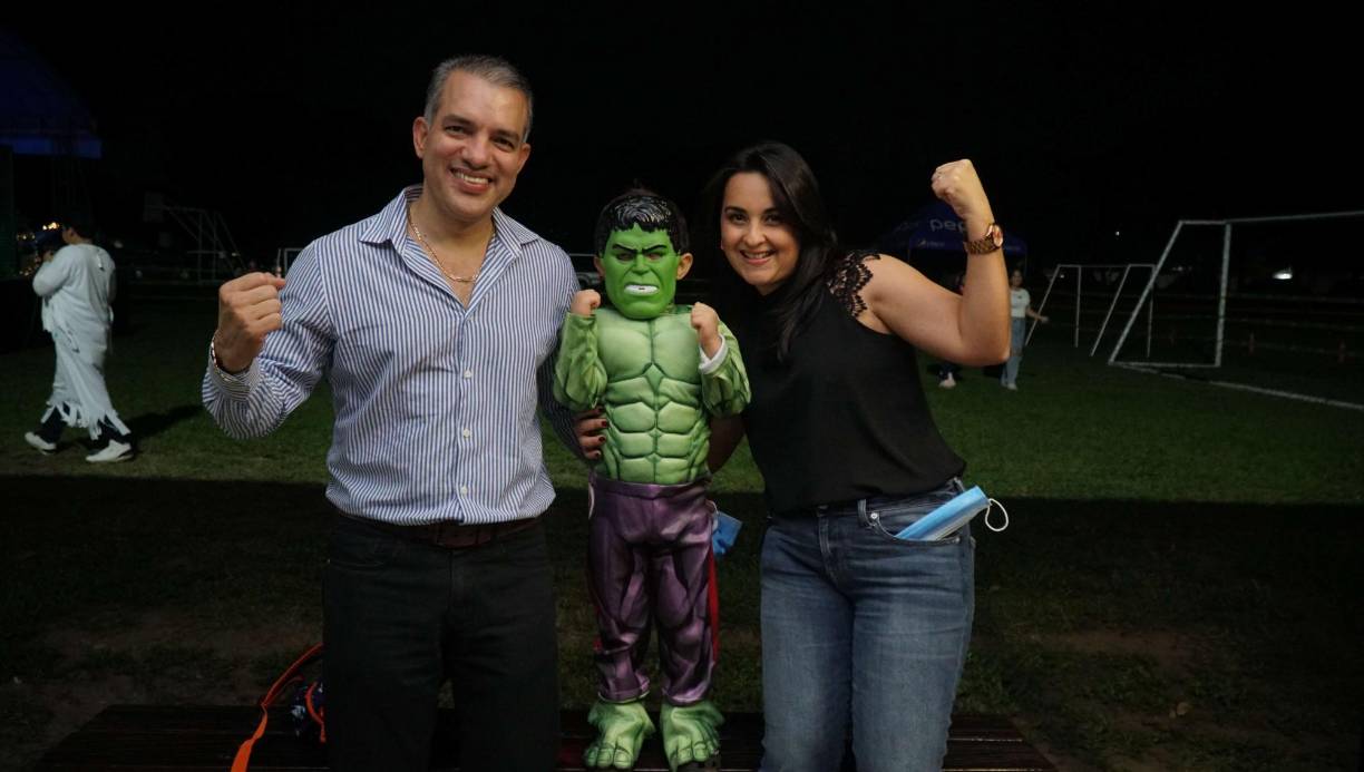 Héctor Santos, Héctor David Santos y Diana Cruz 