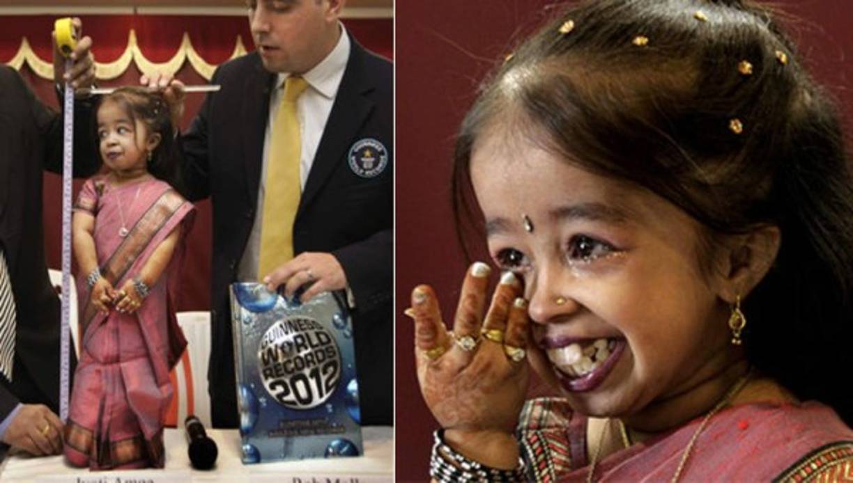 Jyoti Amge se presentó en el documental de 2009 titulado BodyShock: Dos pies de altura adolescente, también estuvo en el programa hindú, Jefe Bigg 6.
