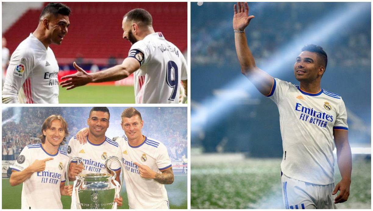 Real Madrid confirmó este viernes el traspaso de Casemiro al Manchester United, tras el comunicado oficial, los jugadores del equipo blanco se pronunciaron en redes sociales con emotivos mensajes para el brasileño.