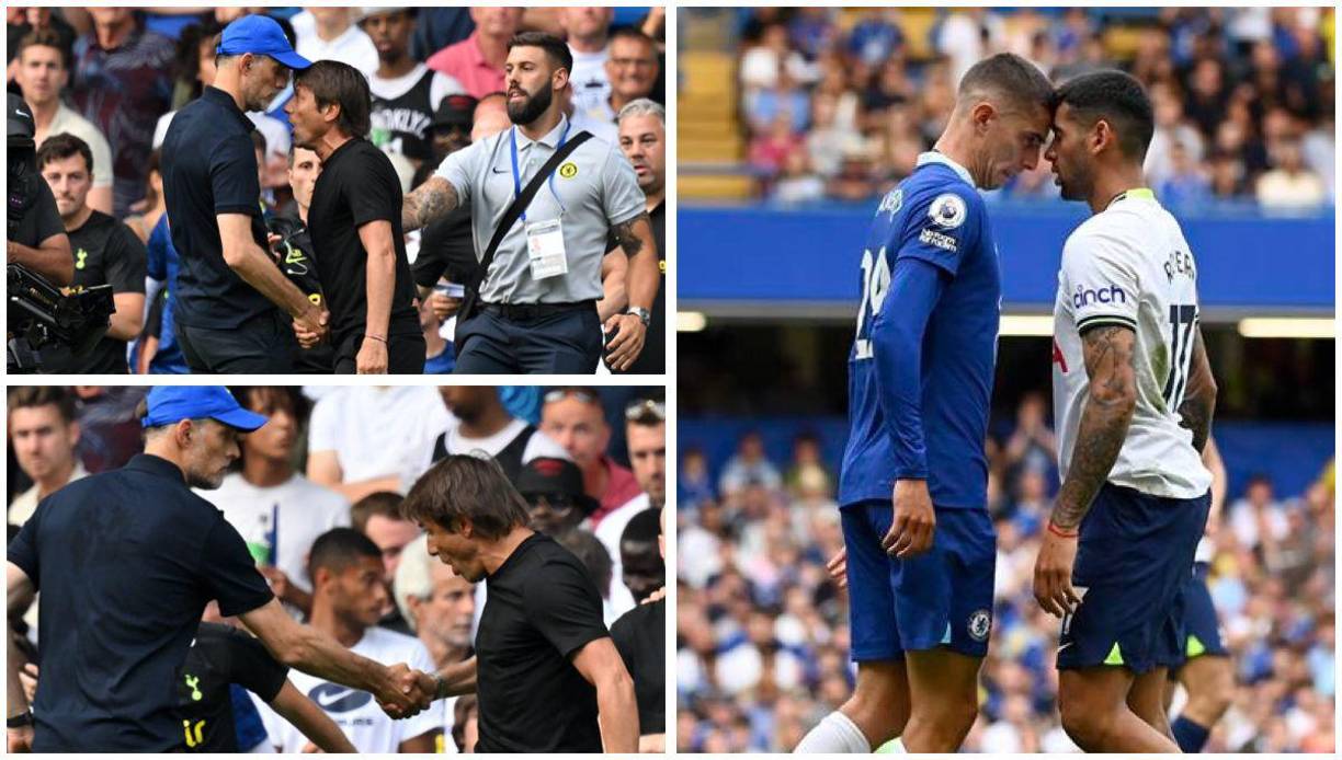  El Chelsea empató 2-2 ante el Tottenham en un derbi volcánico que empató Harry Kane en el minuto 96 y que terminó con los técnicos Thomas Tuchel y Antonio Conte a un paso de llegar a los golpes tras la conclusión del duelo.