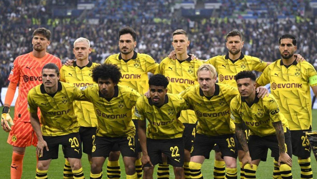 El 11 titular del Dortmund en la final de la Liga de Campeones de Europa ante Real Madrid.