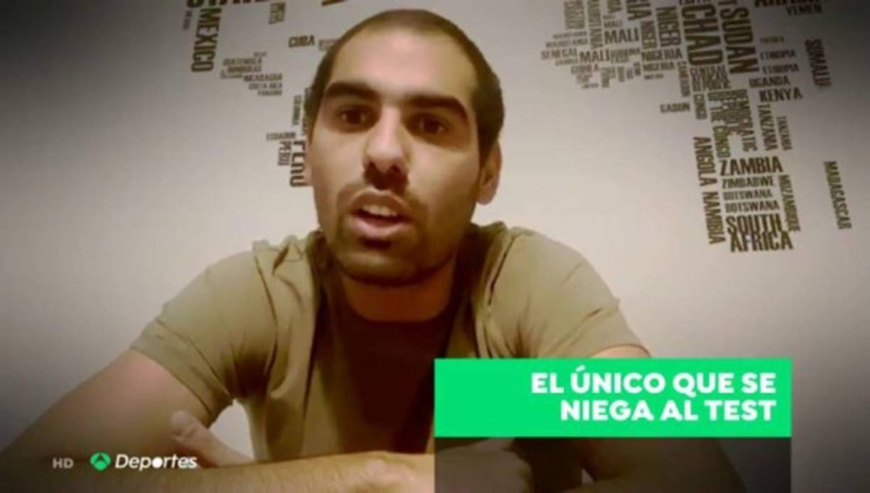 'Yo me he negado, no voy a entrenar ni voy a jugar. Lo tengo claro desde el principio. sé que me llaman loco, pero lo tengo muy claro desde el principio', indicó de manera rotunda Fali.