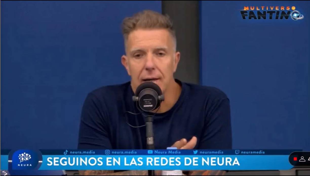En su emprendimiento audiovisual, Neura Media, Fantino volvió a arremeter con otro contundente editorial, en el cual dio detalles de su salida de ESPN. “Me venía sintiendo incómodo y me di cuenta que tenía que plantear una nueva batalla, una nueva lucha. Intenté discutirlo desde adentro, no se puede ir en contra como Closs y el ‘Pollo’”, aseguró.