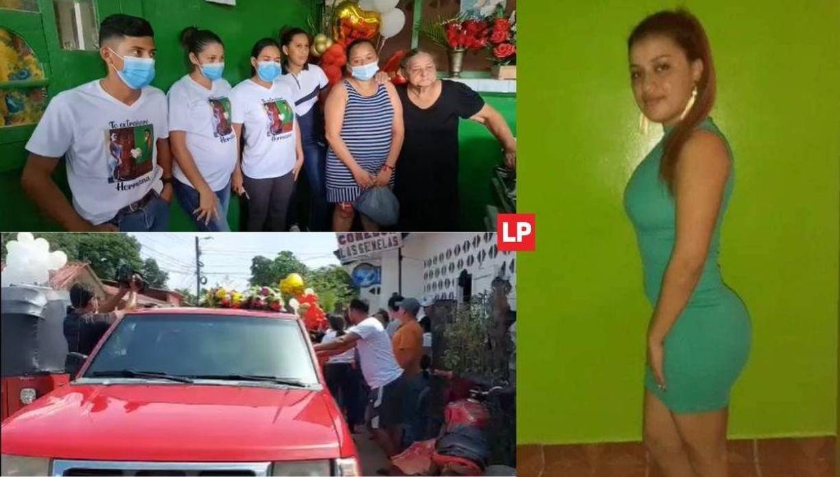 Familiares y vecinos le dieron el último adiós este domingo, 24 de julio de 2022, a Adela Betulia Ramírez, una de los seis migrantes hondureños que murieron asfixiados en un tráiler en San Antonio, Texas, Estados Unidos.