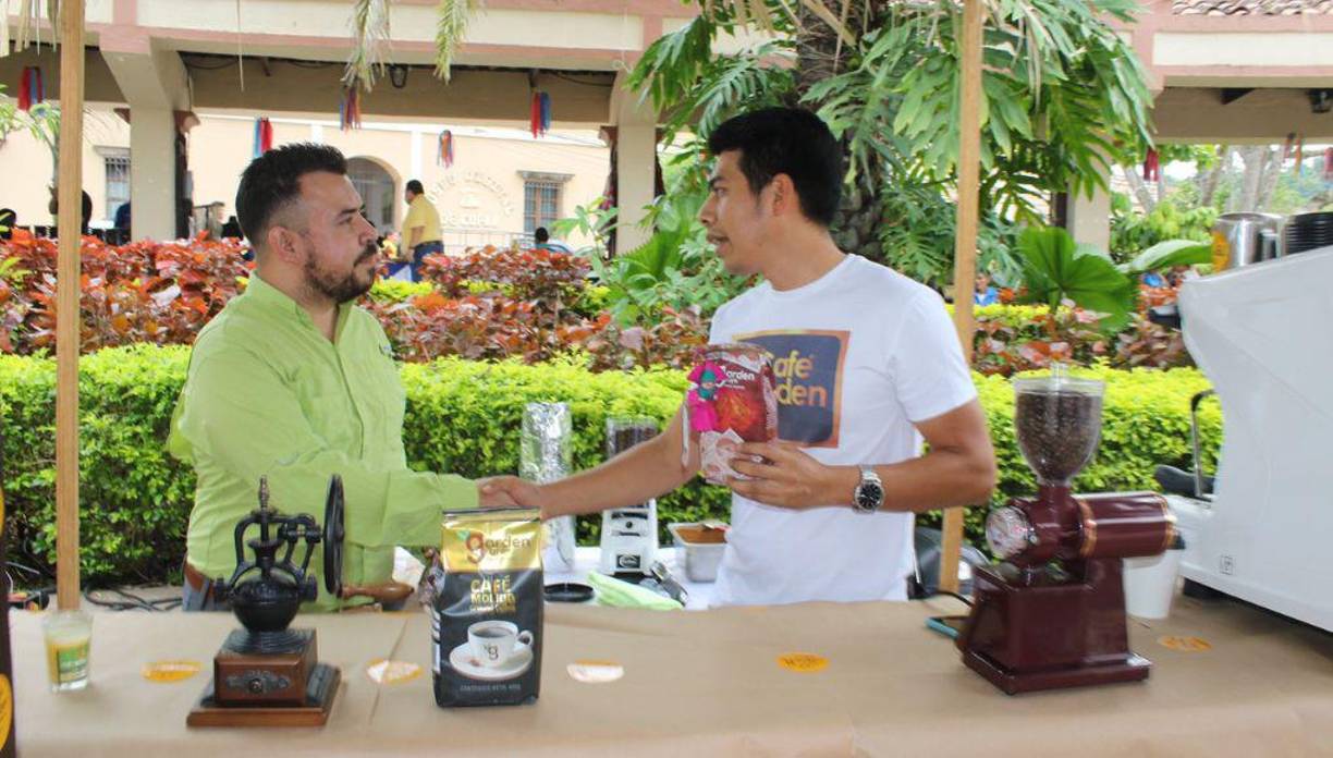 El café copaneco fue exhibido en el festival.