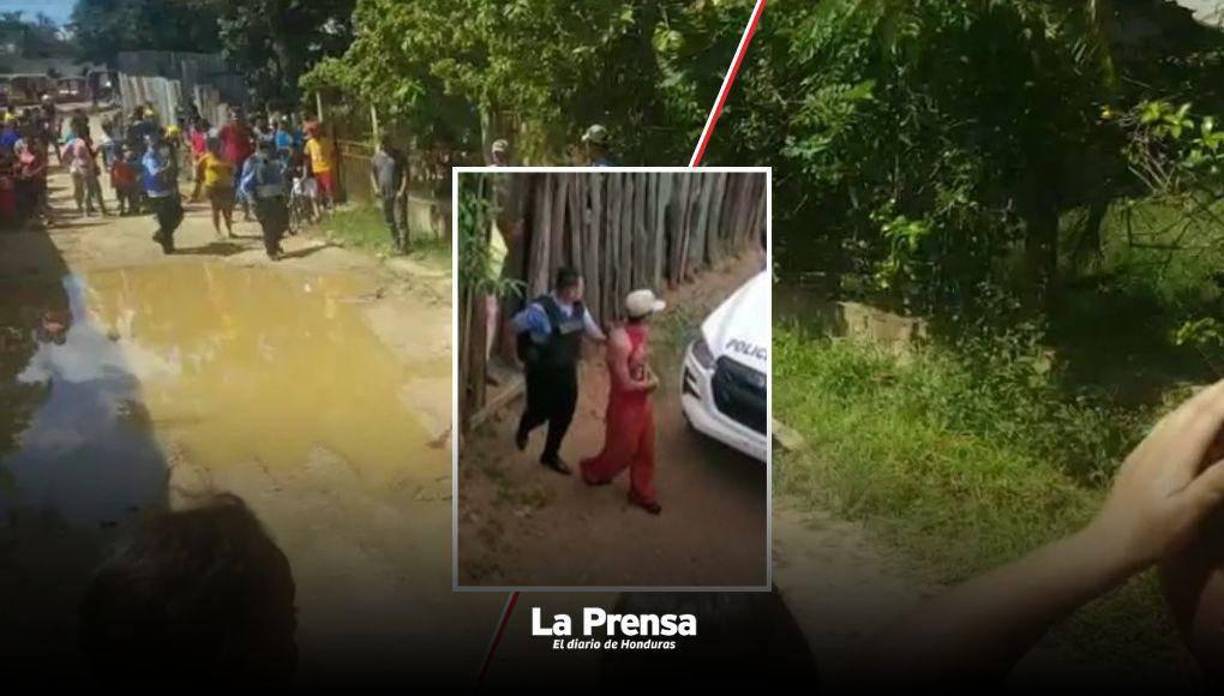 “Ella vio todo. Ella sintió el aire del machete. Estuvo a punto que la matara”, dijo un pariente del menor durante el velorio a HCH. 