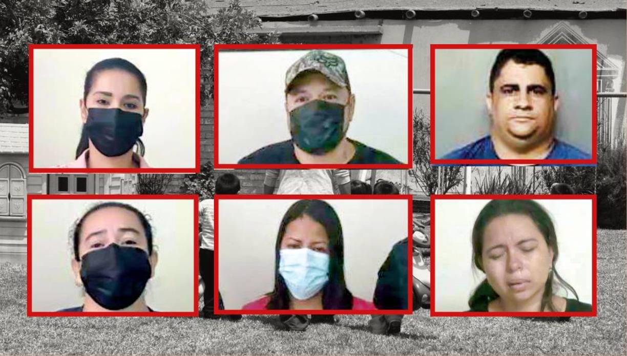 Fotografías de los acusados por abusos sexuales agravados y otras agresiones en perjuicio de los niños de Puertas Abiertas.