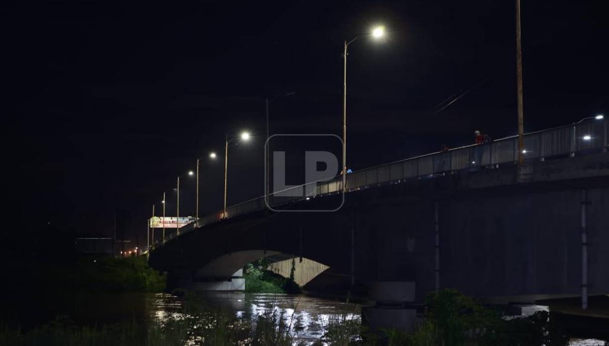 El Ulúa ha aumentado su caudal en las últimas horas. Copeco decretó alerta amarilla en nueve departamentos. 