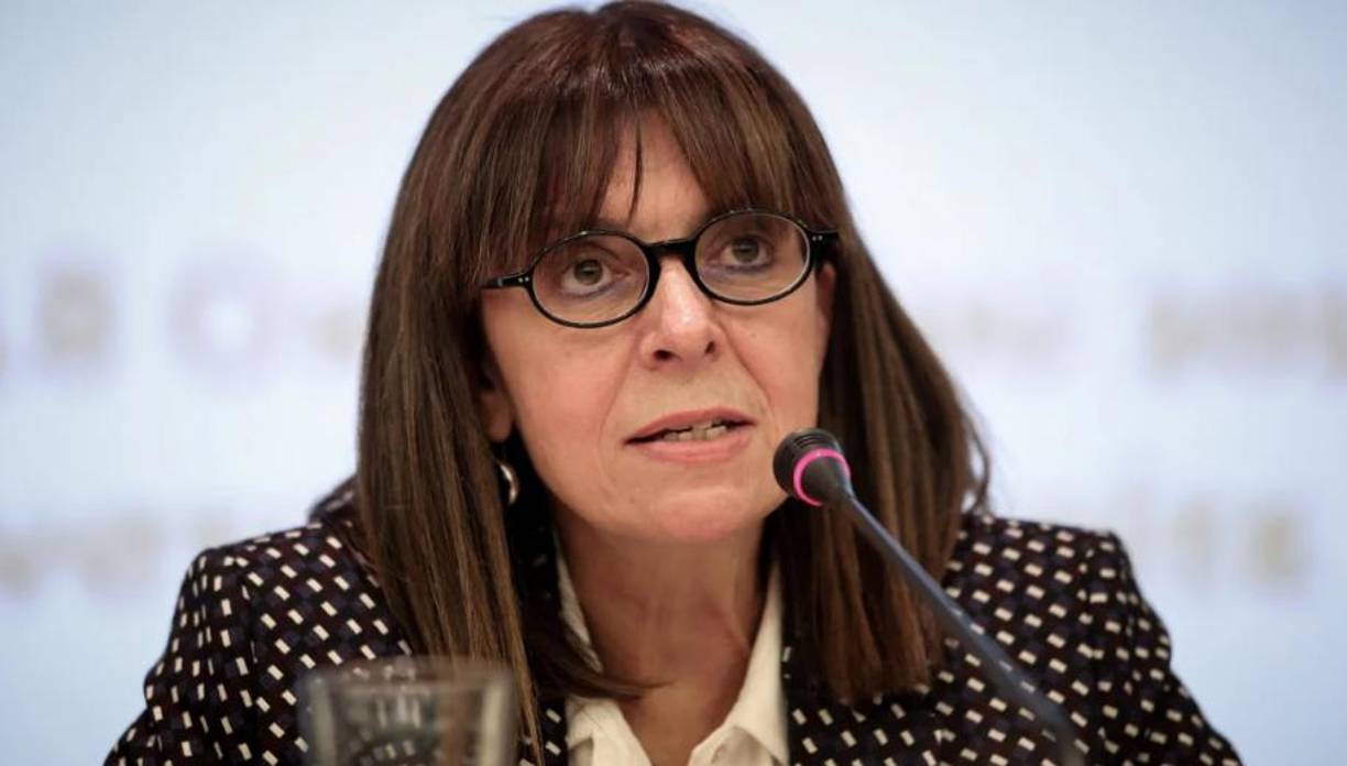<b>En Grecia, </b>Katerina Sakelaropulu, es la presidenta desde enero de 2020.