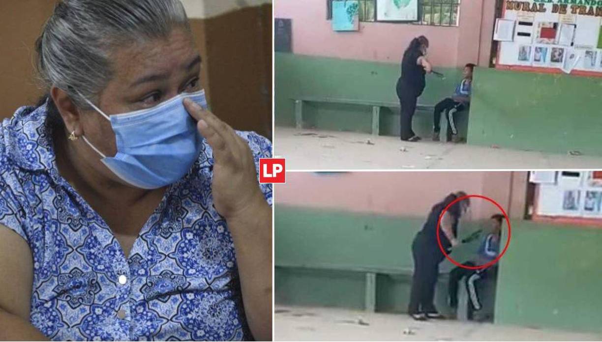 “Solo quiero volver a darles clases a mis niños”, expresó entre lágrimas la profesora Mirna Castillo, a quien el Juzgado de Letras seccional de Choloma le dictó sobreseimiento definitivo el pasado lunes.