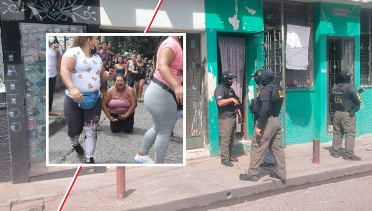 Un menor de edad fue detenido junto a dos hombres por la Dirección de Lucha Contra el Narcotráfico (DLCN) en la primera calle de Comayagüela.