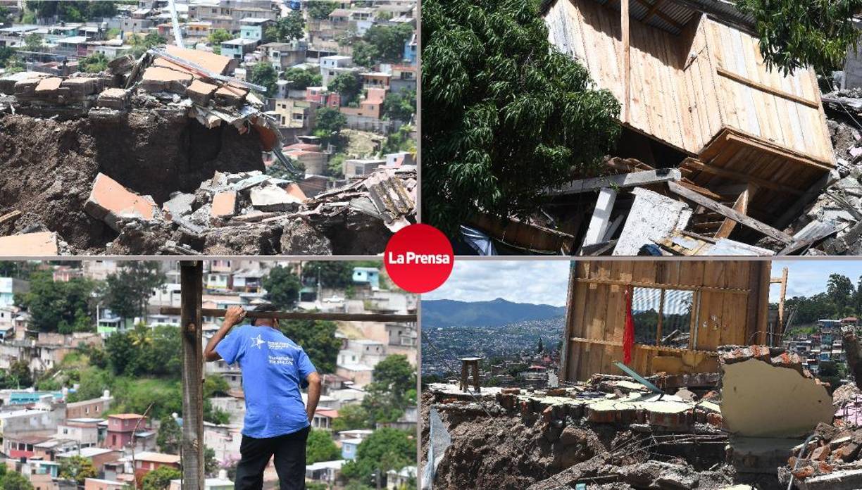 El 16 de septiembre, gran parte de la colonia Guillén, en Tegucigalpa, desapareció para convertirse en escombros. Decenas de familias quedaron a la deriva.