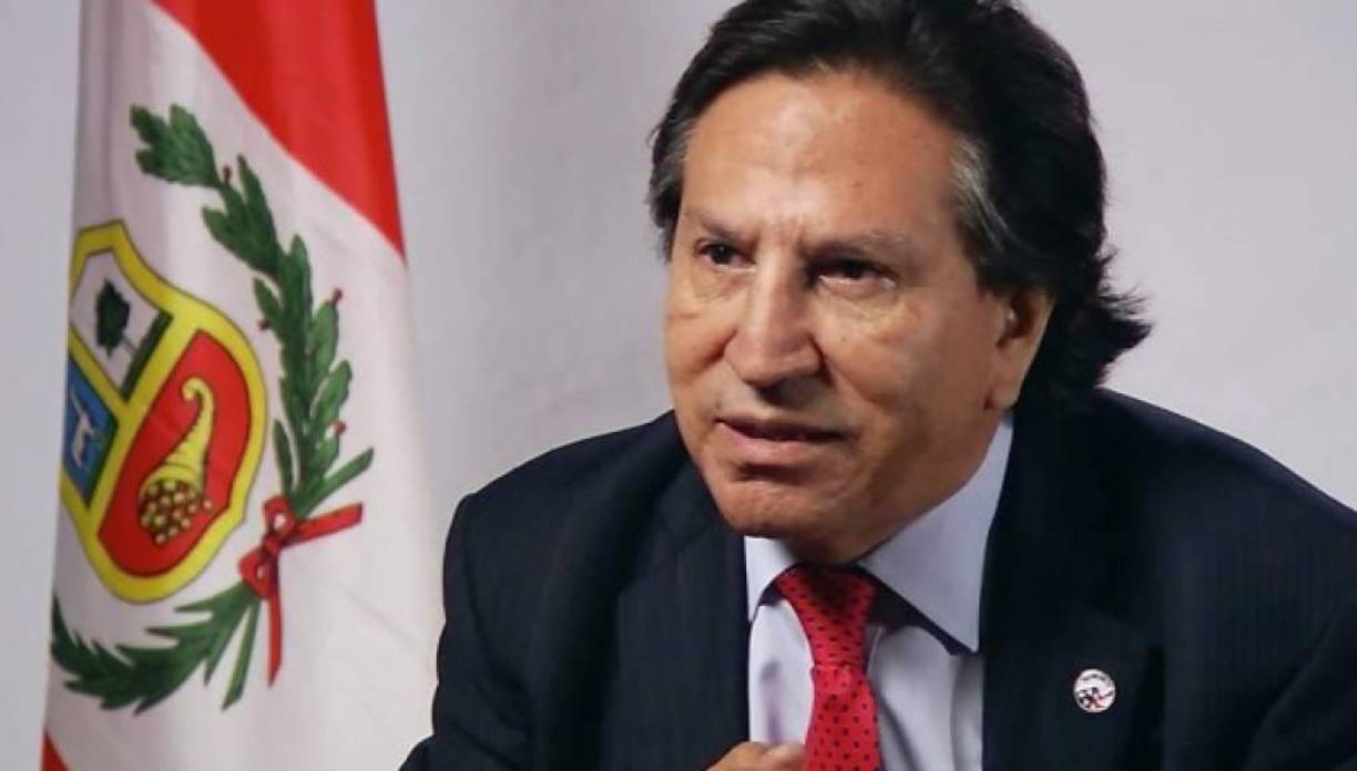 4. Alejandro Toledo, expresidente de Perú (2001-2006): Un juez ordenó prisión preventiva para el exmandatario y su esposa por el caso Ecoteva (lavado de activos). 