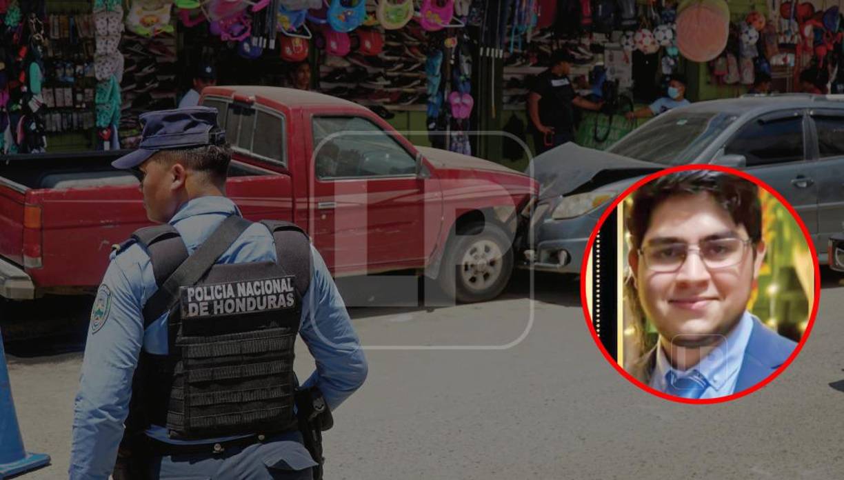 El maleante le disparó en varias ocasiones al joven y lo despojó de 200,000 lempiras que portaba los cuales iba a depositar.