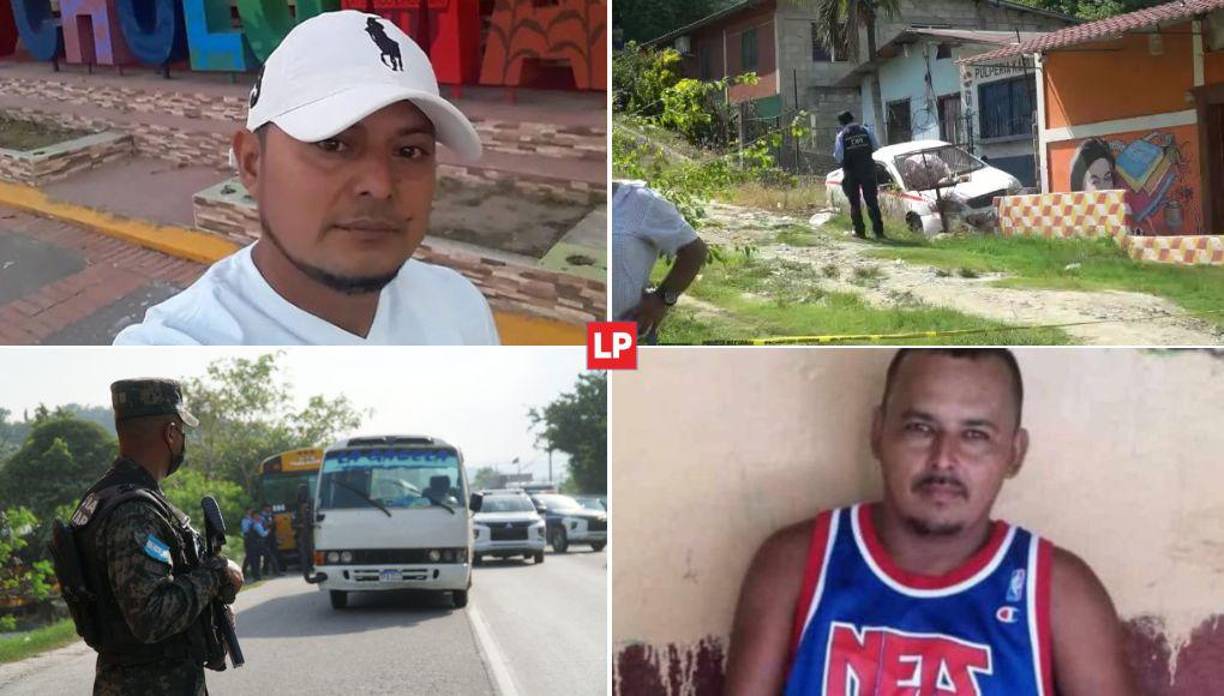 Un taxista y un conductor de autobús fueron ultimados a balazos este día en distintos puntos de la ciudad de Choloma, Cortés.
